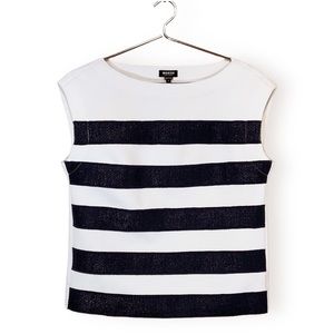 Worth New York Neoprene Sleeveless Top